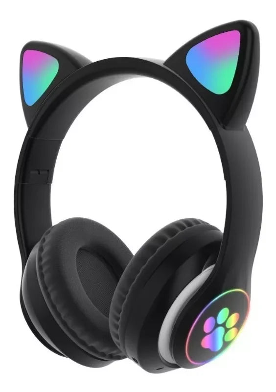 Cat Ear Bluetooth 5.0 Headphone with LED Light