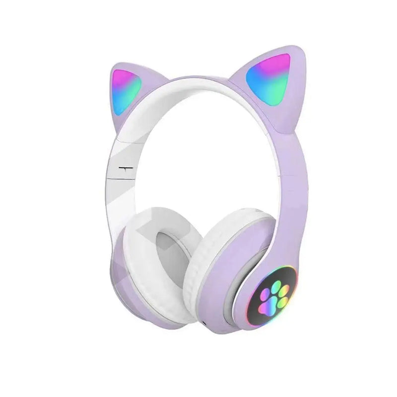 Cat Ear Bluetooth 5.0 Headphone with LED Light