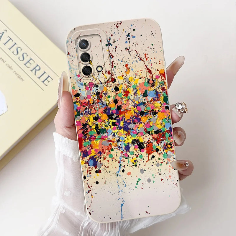 Soft TPU Phone Case with Pattern for Oppo A74 4G, Oppo Reno6 Lite, OppoA74, OppoA95