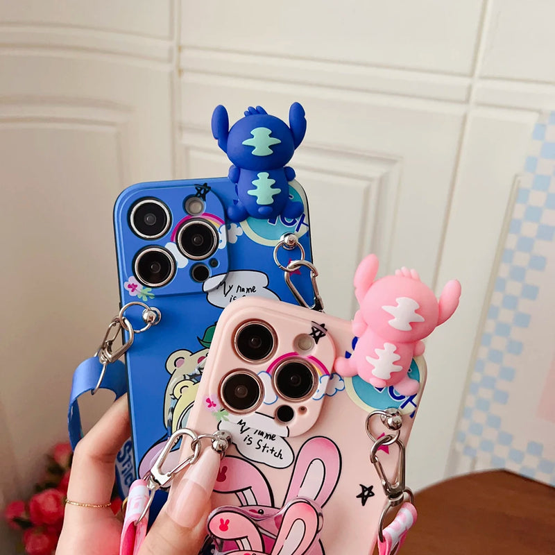 Shy Stitch Case with Rope Stand
