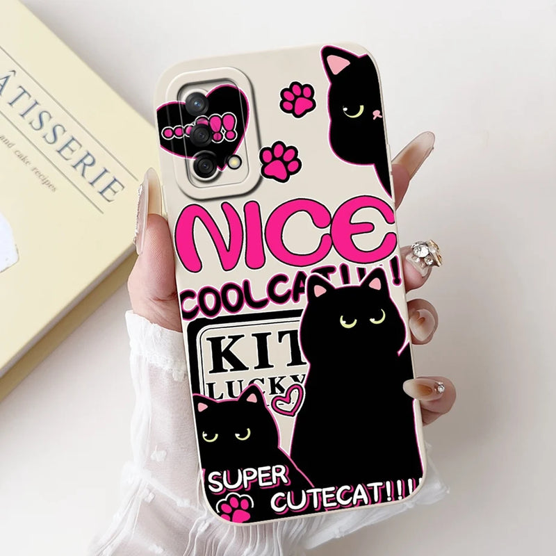 Soft TPU Phone Case with Pattern for Oppo A74 4G, Oppo Reno6 Lite, OppoA74, OppoA95