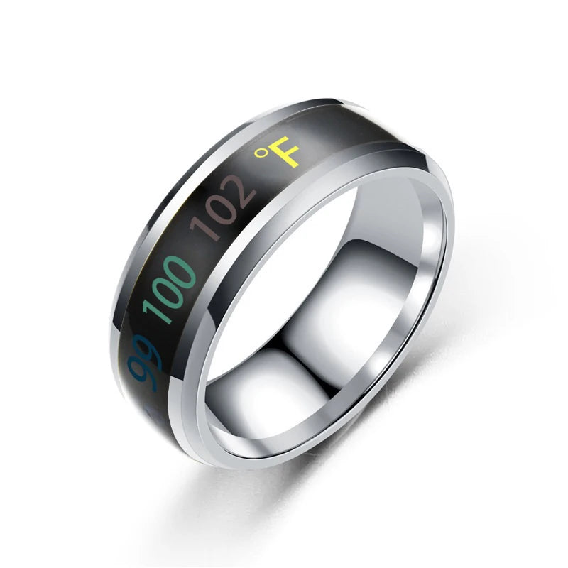 Multifunctional stainless steel smart ring, waterproof jewelry 
