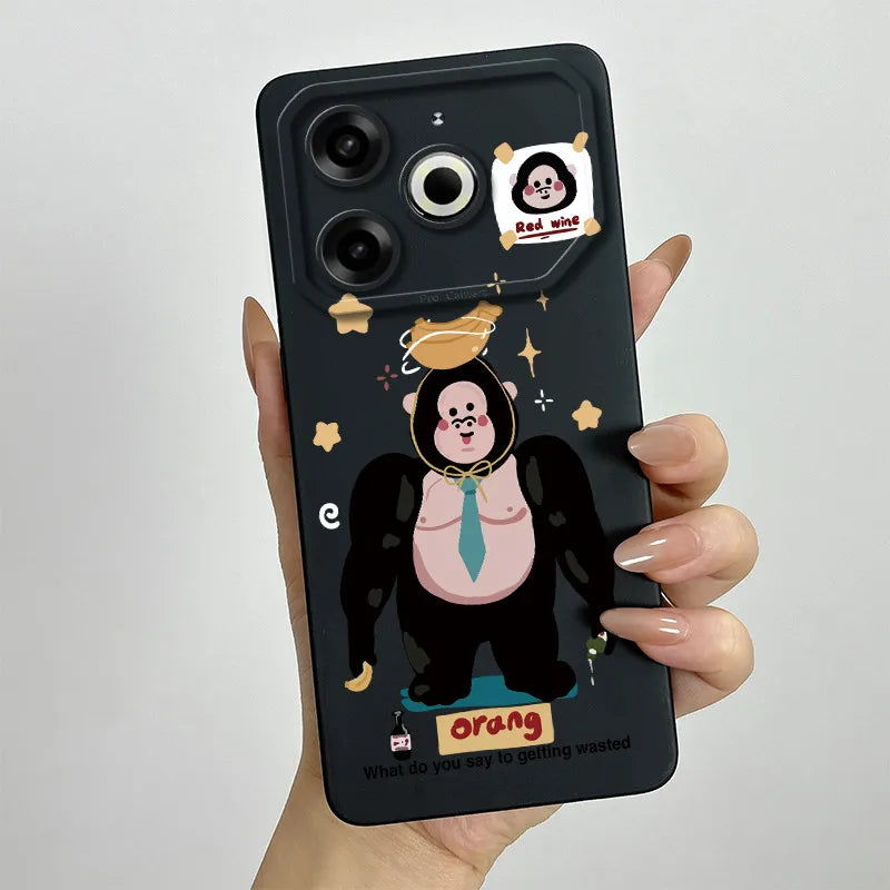 Soft TPU Silicone Protective Case for Tecno Pova 6 Neo POVA6NEO