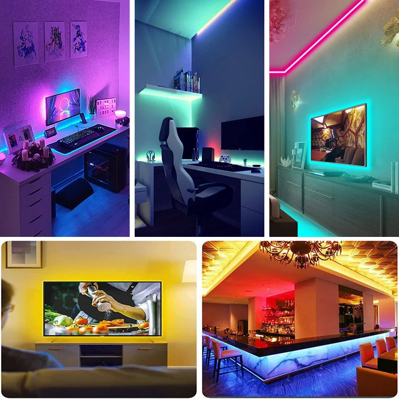 LED strip for TV with 3 keys and USB 5V control