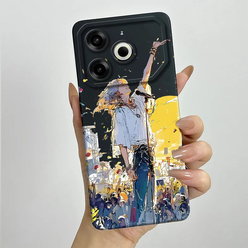 Soft TPU Silicone Protective Case for Tecno Pova 6 Neo POVA6NEO