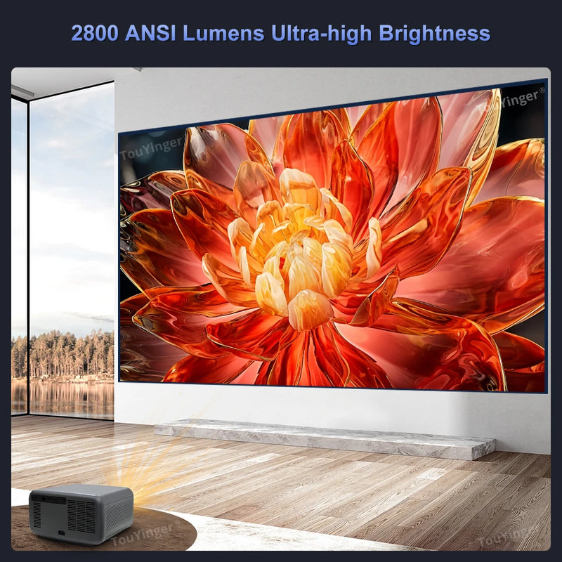 Touyinger Q12W pro 2800ANSI Full HD 4K Dual Screen Projector