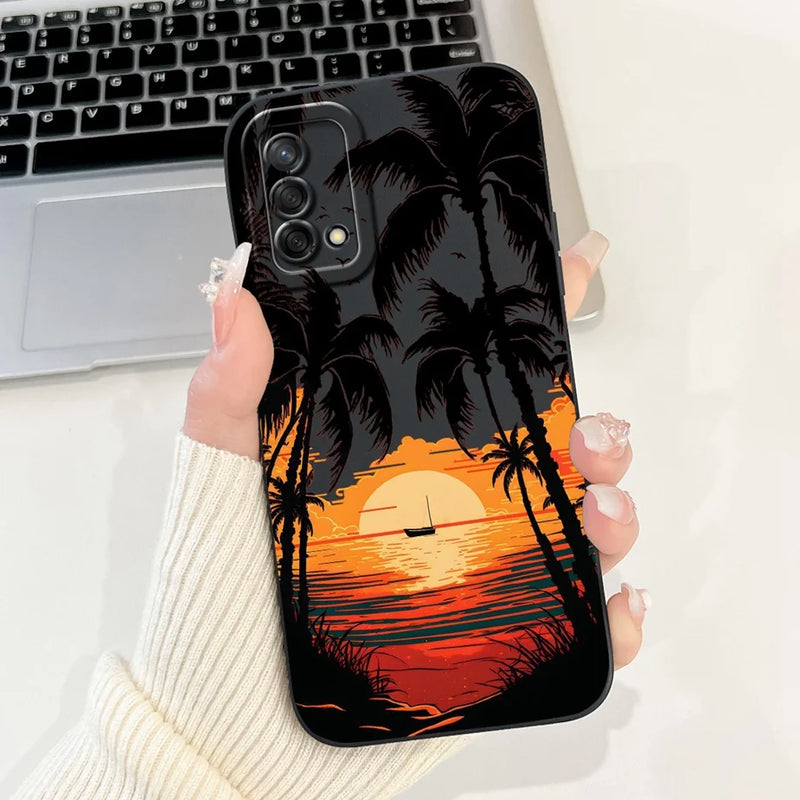 Soft TPU Phone Case with Pattern for Oppo A74 4G, Oppo Reno6 Lite, OppoA74, OppoA95