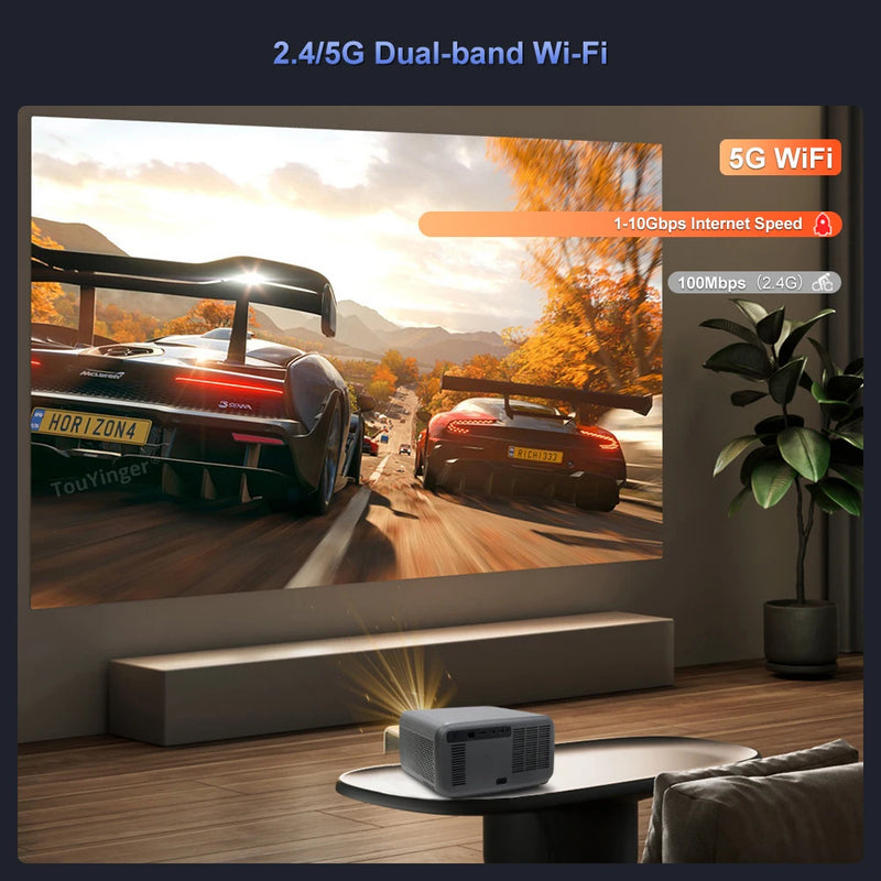 Touyinger Q12W pro 2800ANSI Full HD 4K Dual Screen Projector