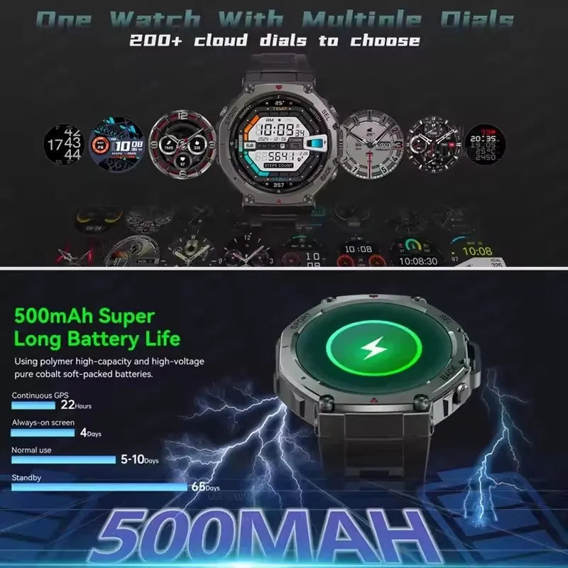 T-Rex 3 Ultra GPS Smartwatch, Waterproof