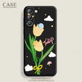 Soft silicone case with butterfly, stars and floral