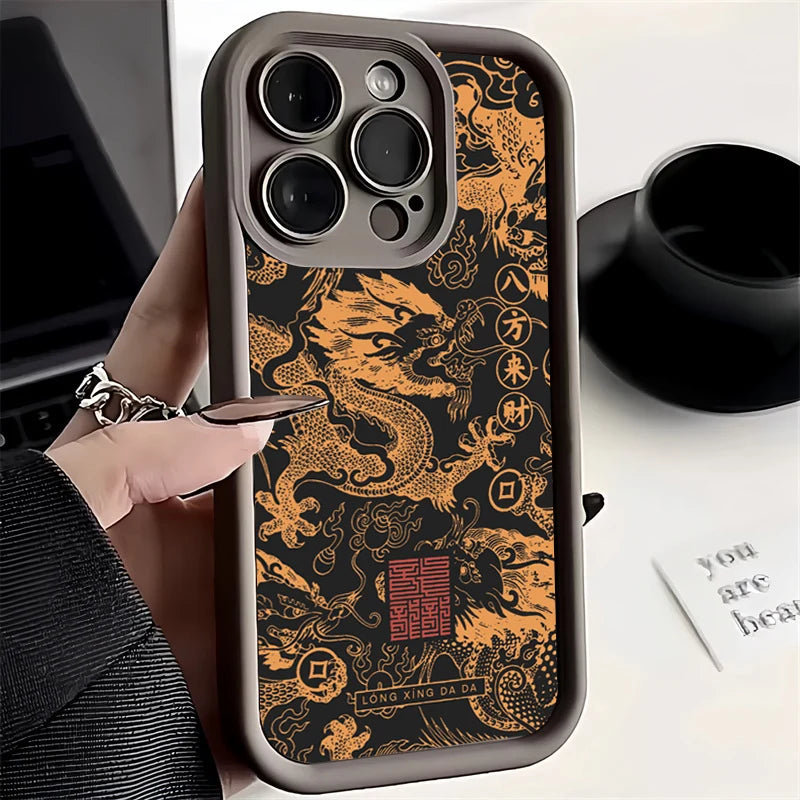 East Dragon Luxury Soft Phone Case