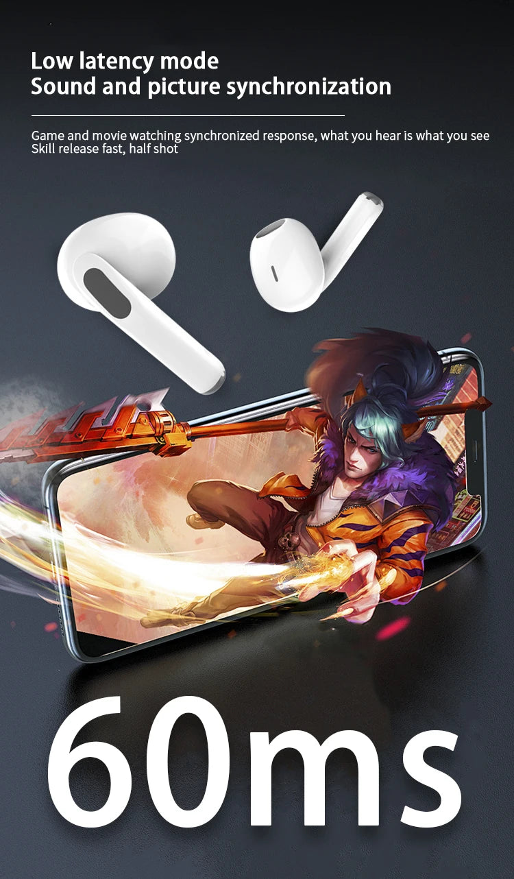 Air Pro 2025, HiFi sound, low latency, noise reduction, for iPhone and Android
