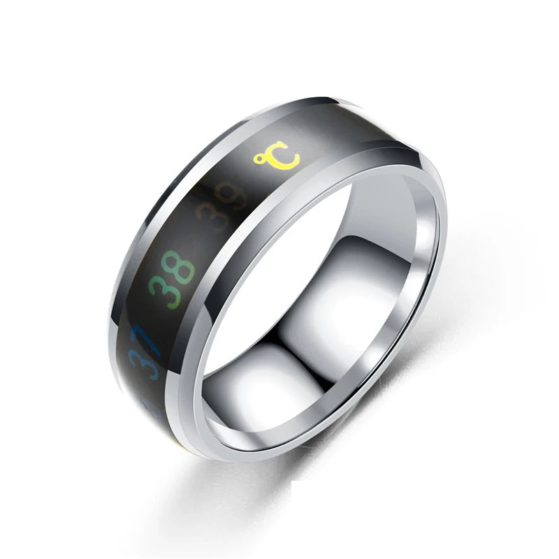Multifunctional stainless steel smart ring, waterproof jewelry 
