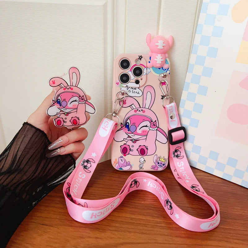 Shy Stitch Case with Rope Stand