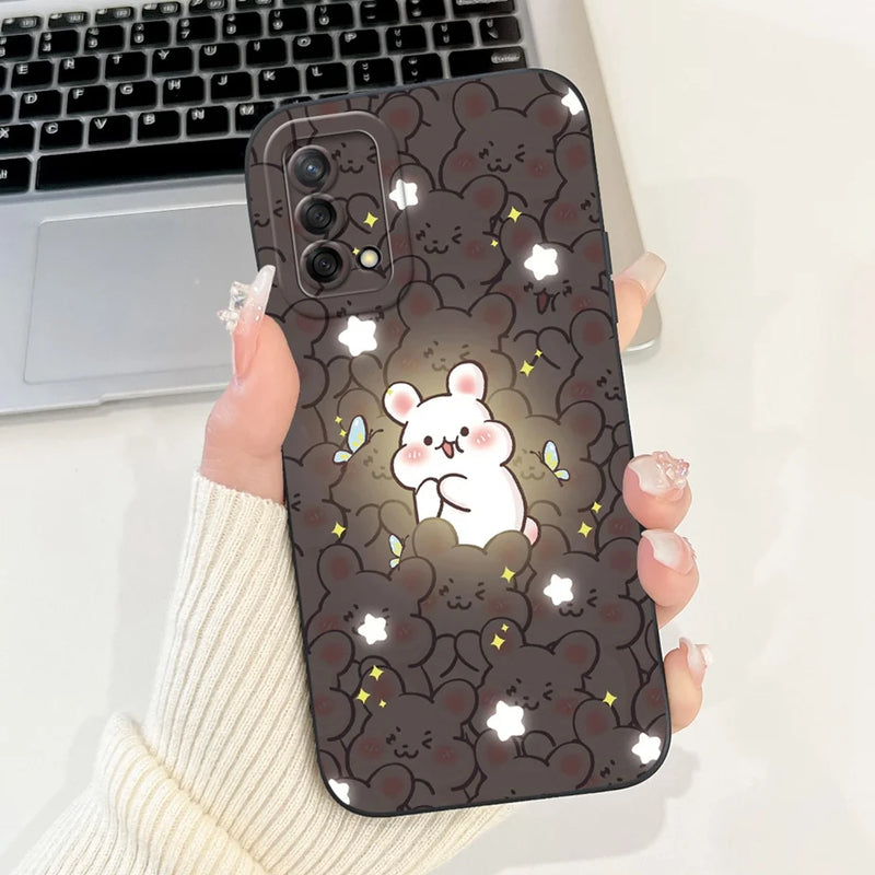 Soft TPU Phone Case with Pattern for Oppo A74 4G, Oppo Reno6 Lite, OppoA74, OppoA95