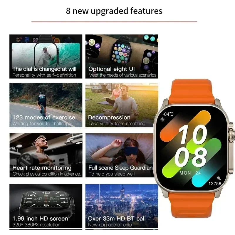 Smartwatch T900 U2 49mm