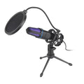 RGB Professional Microphone USB Condenser Microphone Wire Gaming Mic for Podcast Recording Studio Streaming Laptop Desktop PC