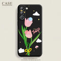 Soft silicone case with butterfly, stars and floral