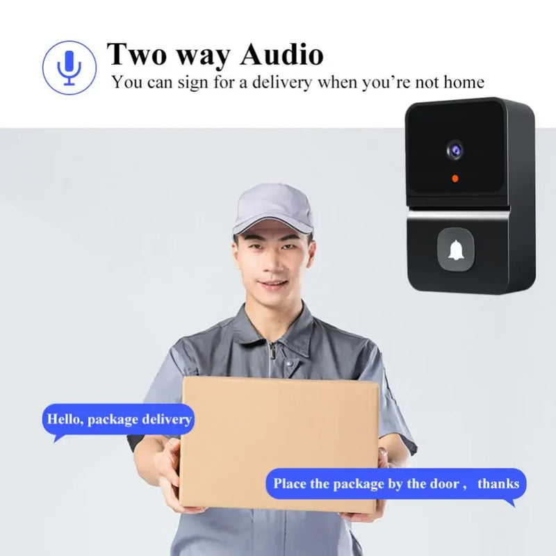 HD Camera Security Doorbell Night Vision Video Intercom Voice Changer 