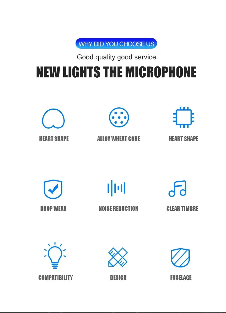 RGB Professional Microphone USB Condenser Microphone Wire Gaming Mic for Podcast Recording Studio Streaming Laptop Desktop PC