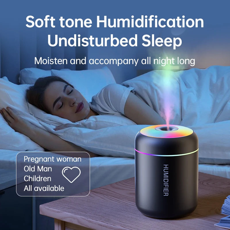 Mini USB Air Humidifier Electric Aroma Diffuser Essential Oil Purifier