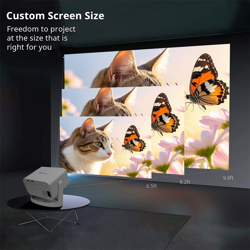 Projector Mini Portable LED Video Android11 ​​WIFI6 For 1080P 4K Cinema Projector New