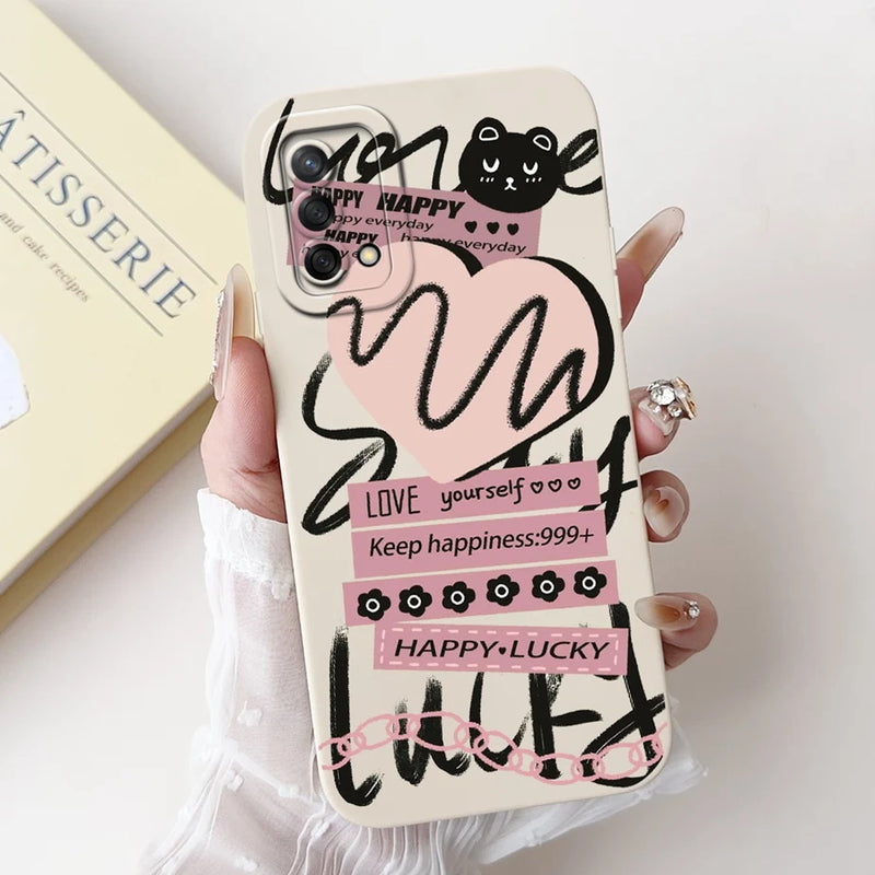 Soft TPU Phone Case with Pattern for Oppo A74 4G, Oppo Reno6 Lite, OppoA74, OppoA95