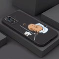 Soft black cell phone case from Capa em Capivara
