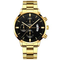 Luxury Men's Quartz Watches, 4-Piece Set