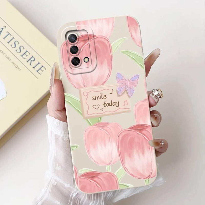 Soft TPU Phone Case with Pattern for Oppo A74 4G, Oppo Reno6 Lite, OppoA74, OppoA95