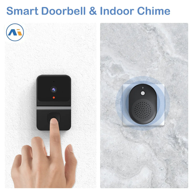 HD Camera Security Doorbell Night Vision Video Intercom Voice Changer 