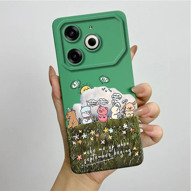 Soft TPU Silicone Protective Case for Tecno Pova 6 Neo POVA6NEO