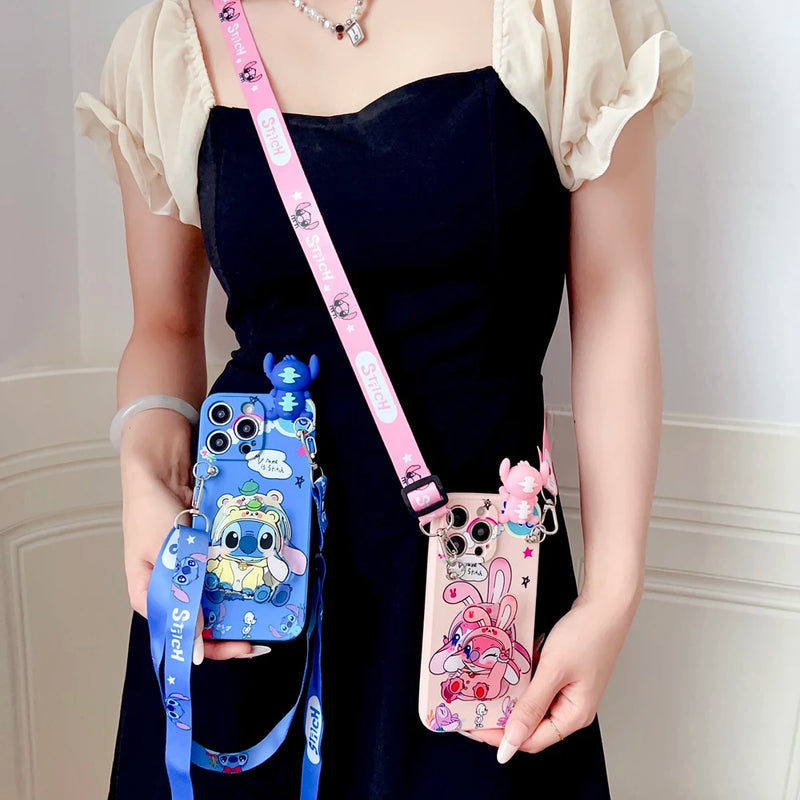 Shy Stitch Case with Rope Stand