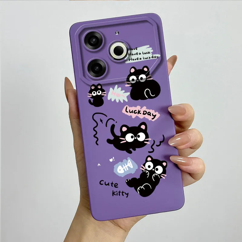 Soft TPU Silicone Protective Case for Tecno Pova 6 Neo POVA6NEO
