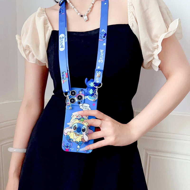 Shy Stitch Case with Rope Stand