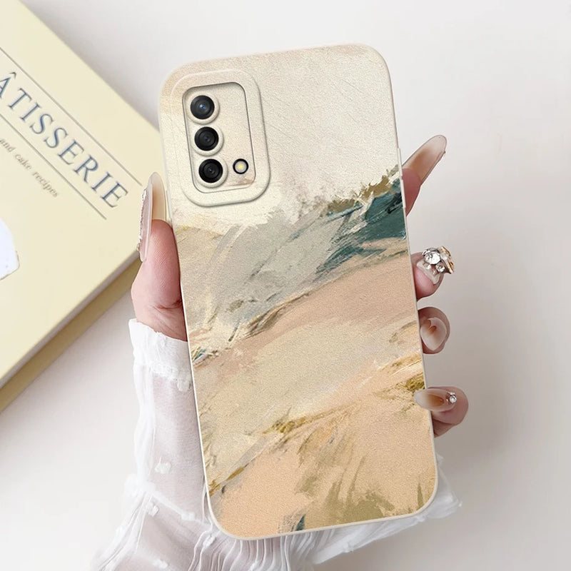 Soft TPU Phone Case with Pattern for Oppo A74 4G, Oppo Reno6 Lite, OppoA74, OppoA95