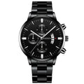 Luxury Men's Quartz Watches, 4-Piece Set