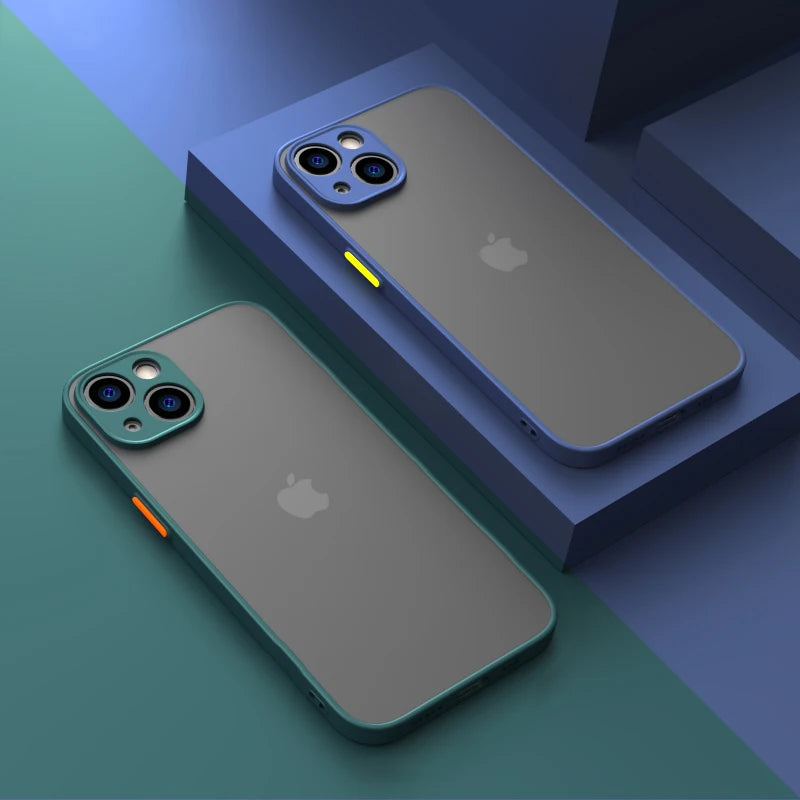 Clear Protective Case for iPhone 13, 14, 15 Plus and 13mini for iPhone 15, 15 Pro Max