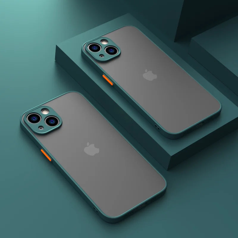 Clear Protective Case for iPhone 13, 14, 15 Plus and 13mini for iPhone 15, 15 Pro Max