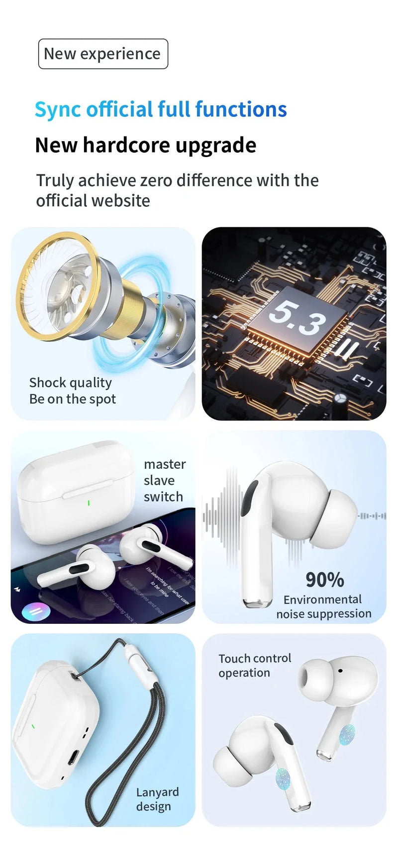 Original Air Pro TWS Wireless Bluetooth Earphones