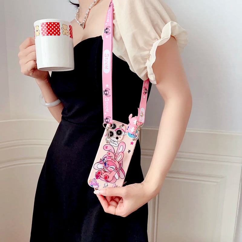 Shy Stitch Case with Rope Stand
