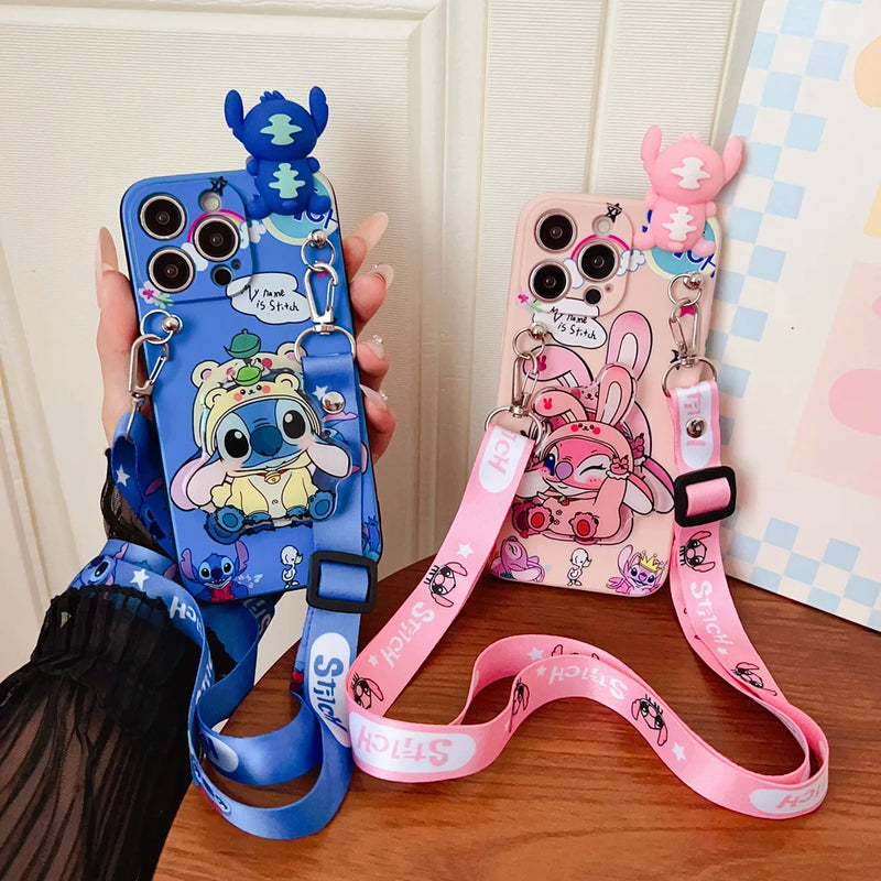 Shy Stitch Case with Rope Stand