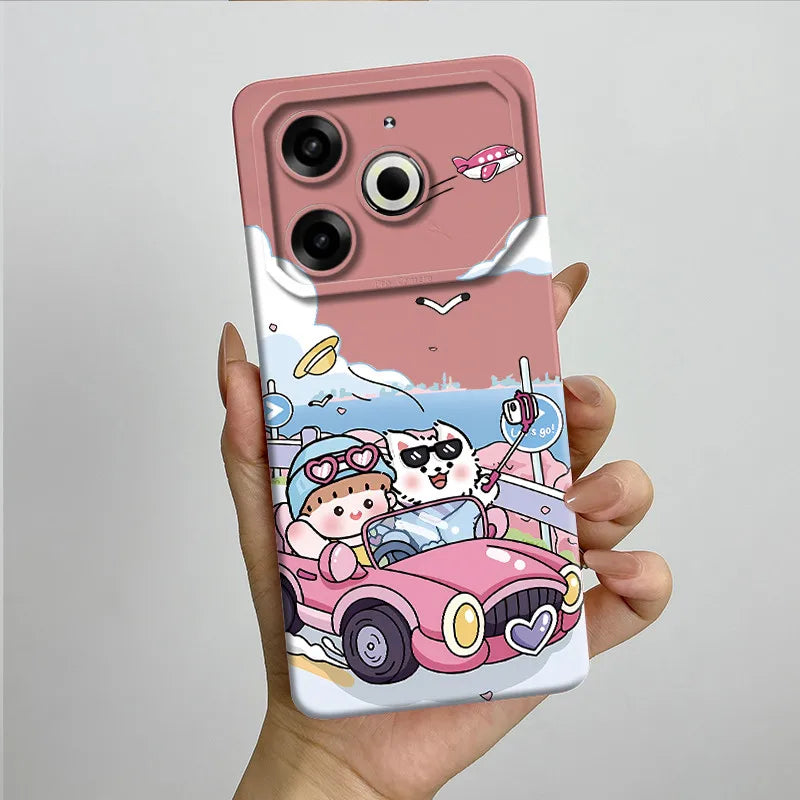 Soft TPU Silicone Protective Case for Tecno Pova 6 Neo POVA6NEO