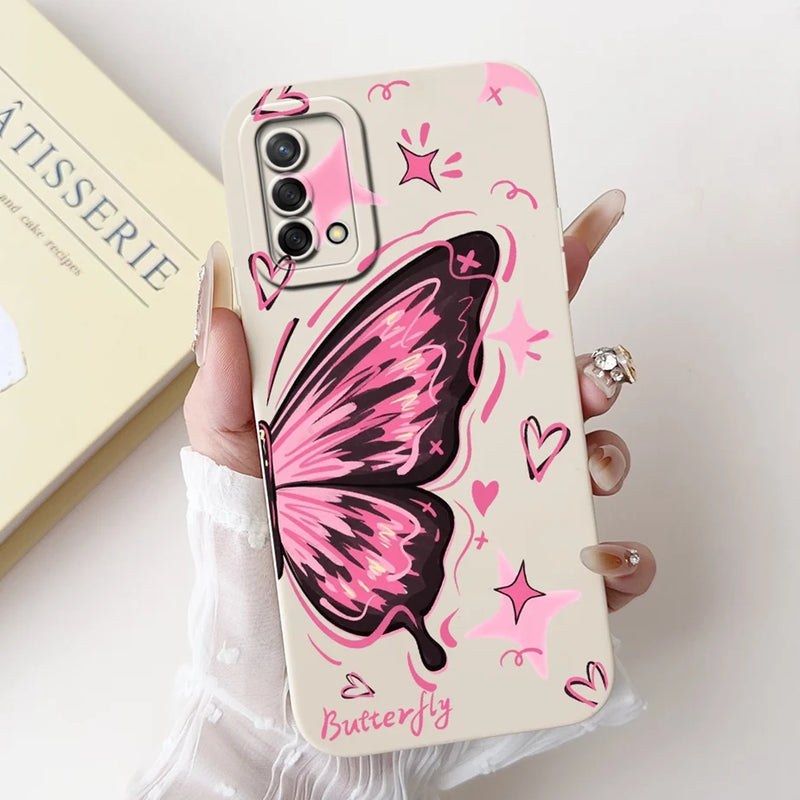 Soft TPU Phone Case with Pattern for Oppo A74 4G, Oppo Reno6 Lite, OppoA74, OppoA95