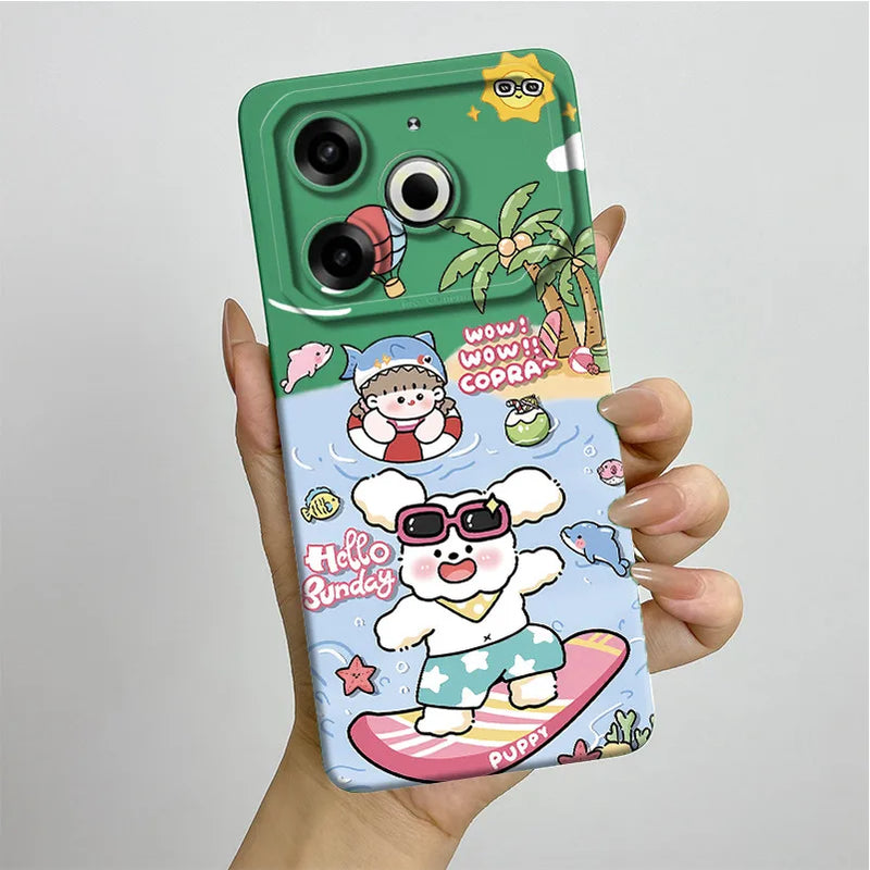 Soft TPU Silicone Protective Case for Tecno Pova 6 Neo POVA6NEO