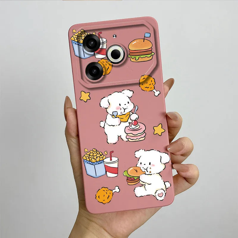 Soft TPU Silicone Protective Case for Tecno Pova 6 Neo POVA6NEO