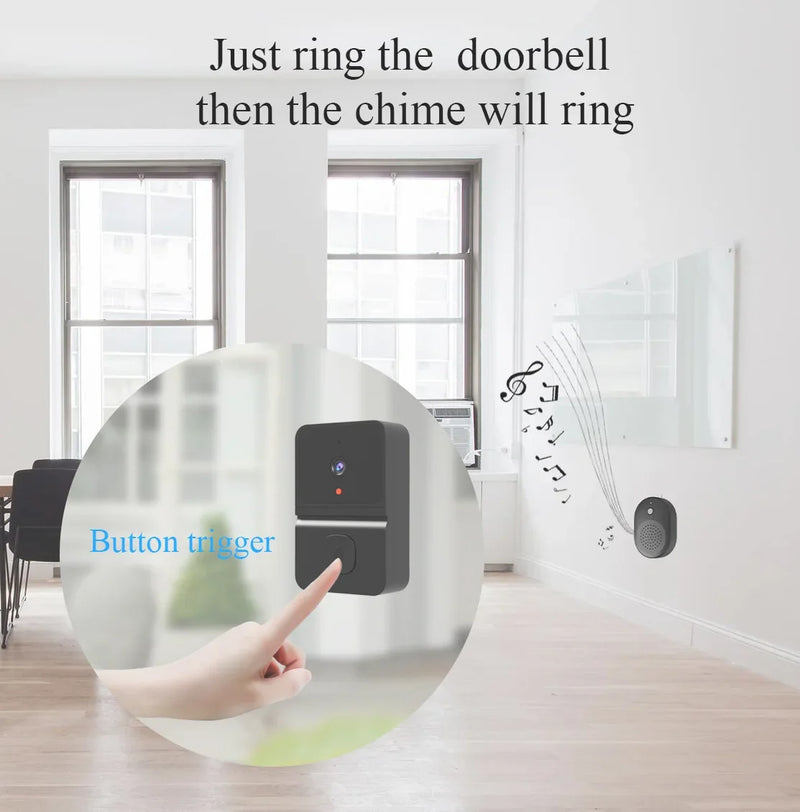 HD Camera Security Doorbell Night Vision Video Intercom Voice Changer 