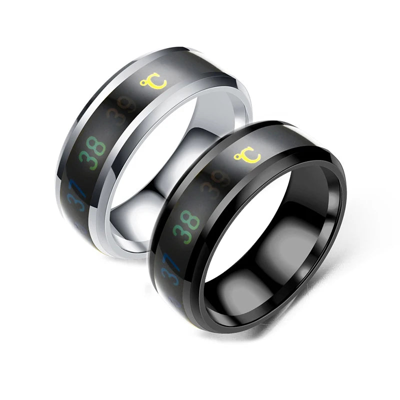 Multifunctional stainless steel smart ring, waterproof jewelry 