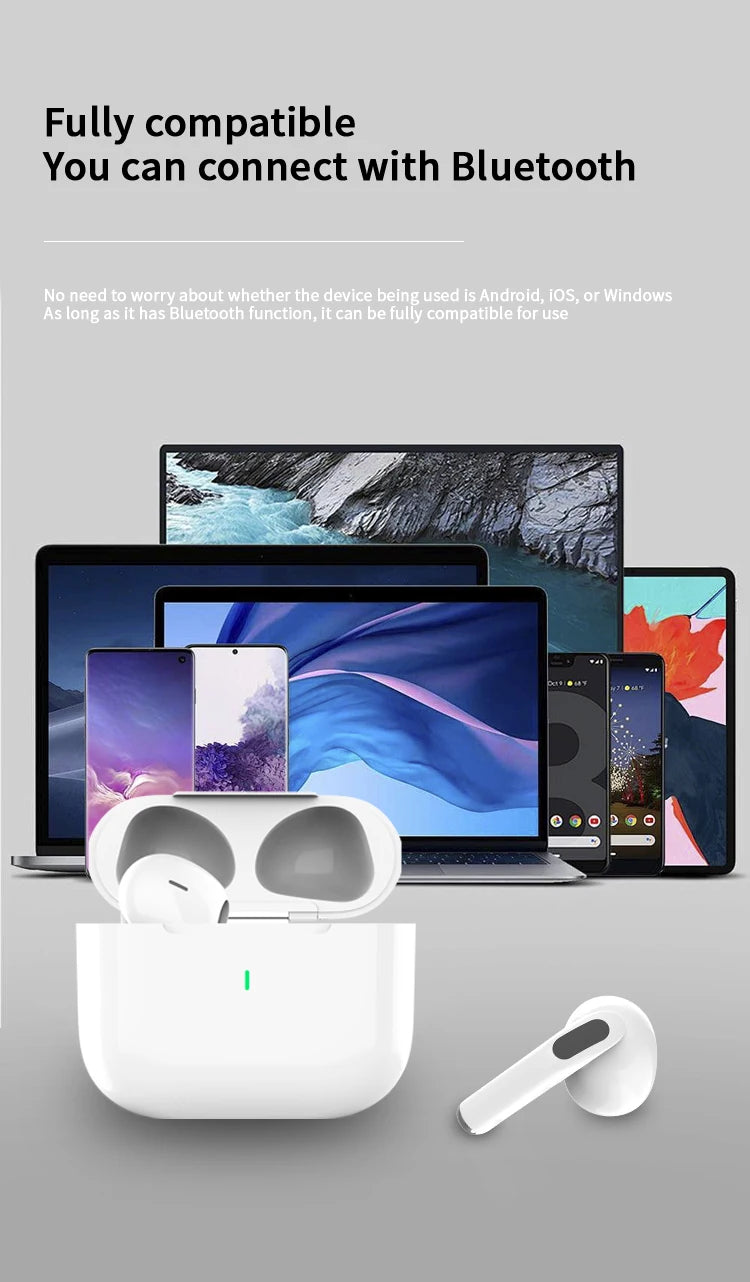 Air Pro 2025, HiFi sound, low latency, noise reduction, for iPhone and Android