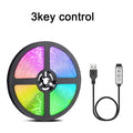 LED strip for TV with 3 keys and USB 5V control